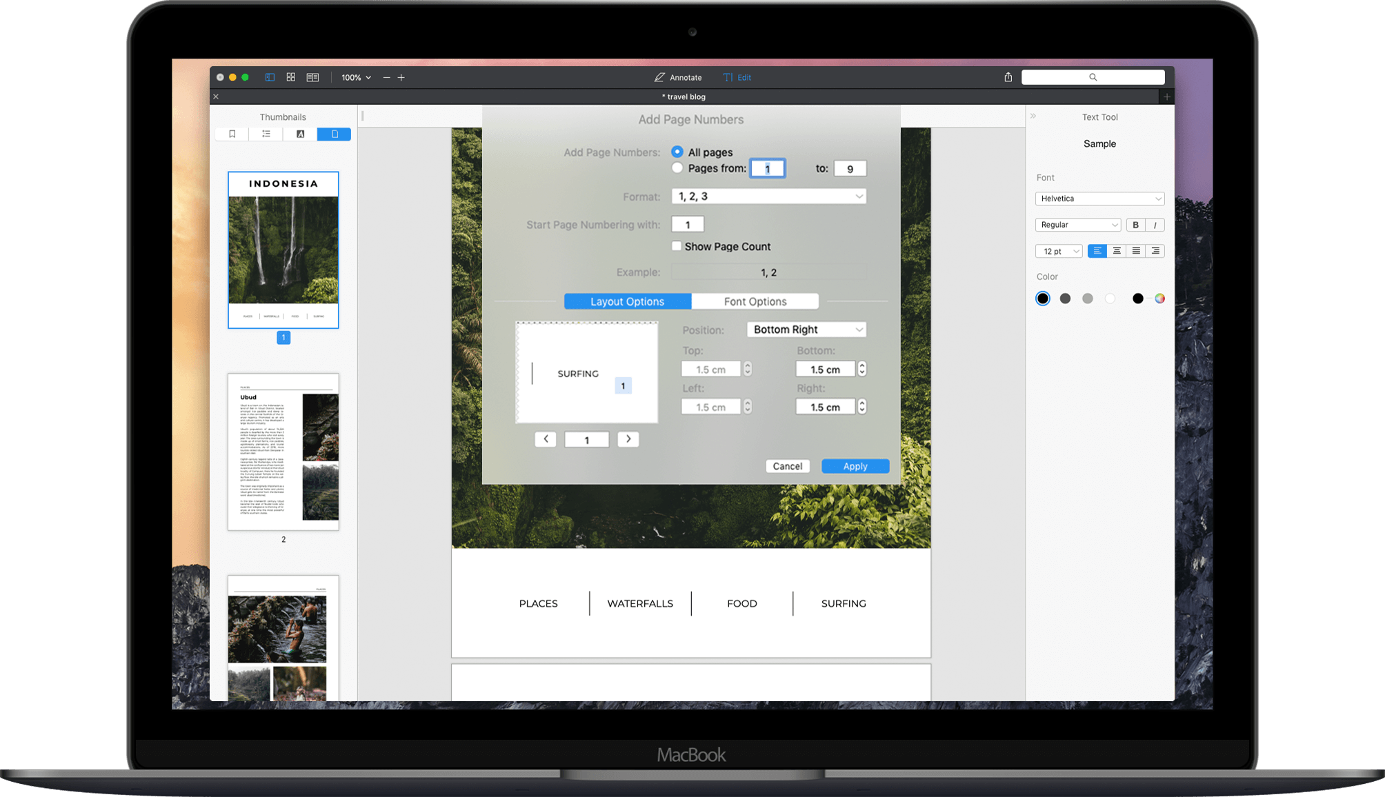 adding a photo to numbers for mac